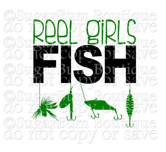 Reel Girls Fish svg