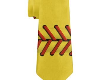 Softball All Over Neck Tie