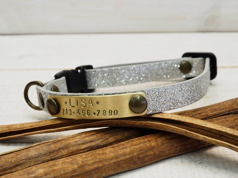 Cat Collar Breakaway Collar Dog Collar Personalized Collar