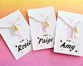Personalised Necklace, Letter Necklace, Children's Jewellery, Initial Jewelry, Kid's Jewelry, Name Necklace, Custom Charm, Personalized Gift