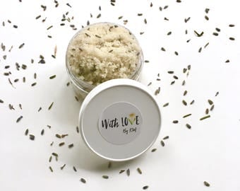 LAVENDER BODY SCRUB | Organic Scrub | Lavender Scrub | Natural Body Scrub | Vegan Body Scrub | Organic Scrub | Lavender Sugar Scrub