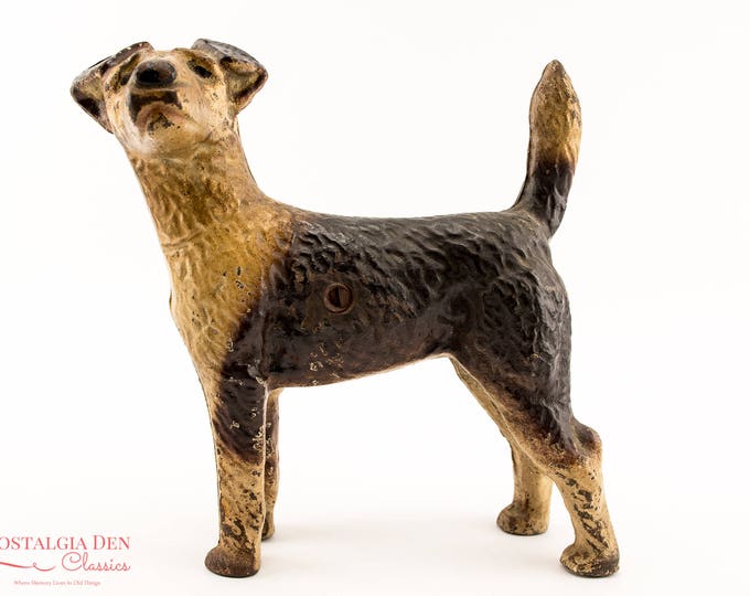 Hubley Doorstop | Hubley Dog Statue | Cast Iron Door Stop | Airedale Terrier Dog Doorstop | Original Hubley Doorstop | Antique Hubley Hubley Doorstop | Hubley Dog Statue | Cast Iron Door Stop | Airedale Terrier Dog Doorstop | Original Hubley Doorstop | Antique Hubley