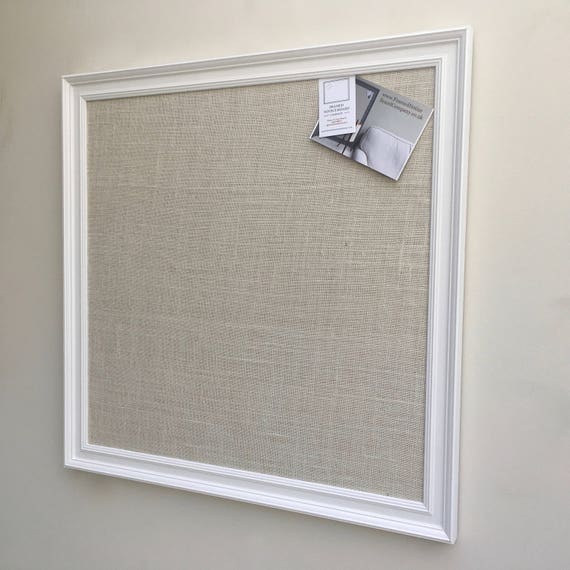 X Large white pin board. White notice board. White bulletin