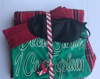 I Can Explain Christmas Pajama Set