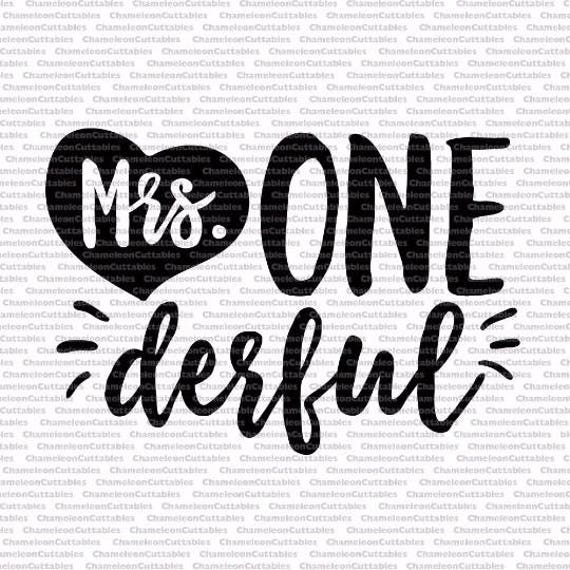 Download Mrs. Onederful svg one 1 first birthday girl baby