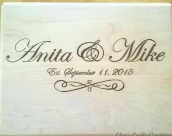 Personalized Wood Burned Plaque