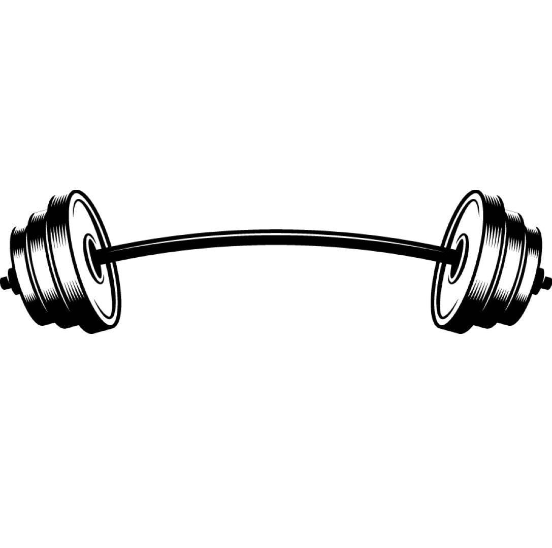 Barbell 7 Curved Bar Weightlifting Bodybuilding Fitness
