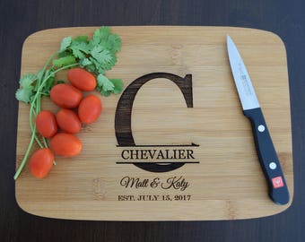 Personalized Cutting Board - Engraved Cutting Board, Cheese Board, Wedding Gift, Wine and Cheese, Anniversary Gift, Housewarming Gift,