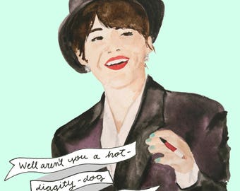 Broad City Art, Broad City Print, Val Art, Fan Art, Abbi and Ilana art, Val Broad City, Broad City Fan Art, Yas Kween