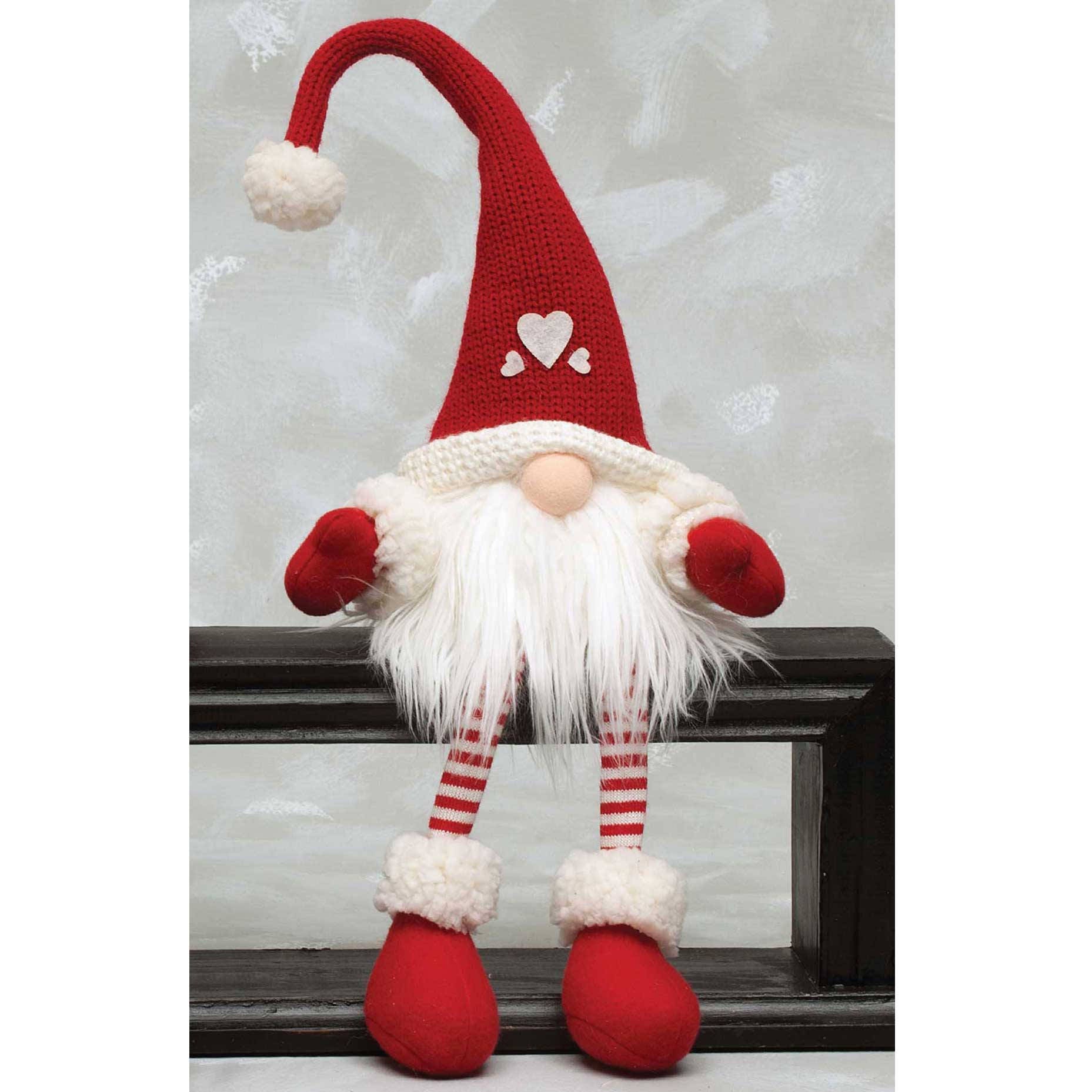 Download Valentine's heart gnome 24 tall -Boy & Girl Tomte Pair 5.5 ...
