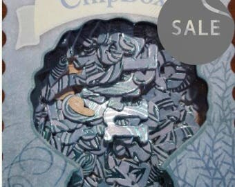 Price Reduced******E16 - K & Company ChipBox - ChipBoard - 123 pieces - Blue