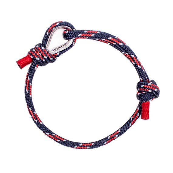 SAILING BRACELET - nautical bracelet, marine jewelry, power bracelet, jewelry bracelet, surfing bracelet, navy blue bracelet, marine jewelry