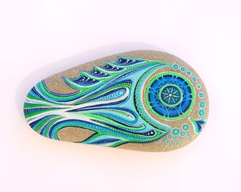 Gemalte fische stein | Etsy