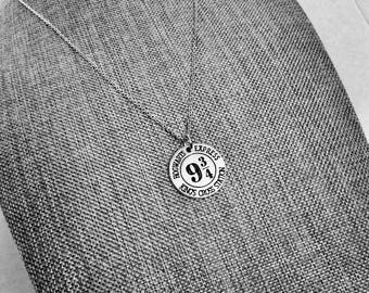 Harry Potter Jewelry Harry Potter Gift Platform 9 3/4 Necklace Platform 9 3 4 Potterhead Potter Jewelry Harry Potter School