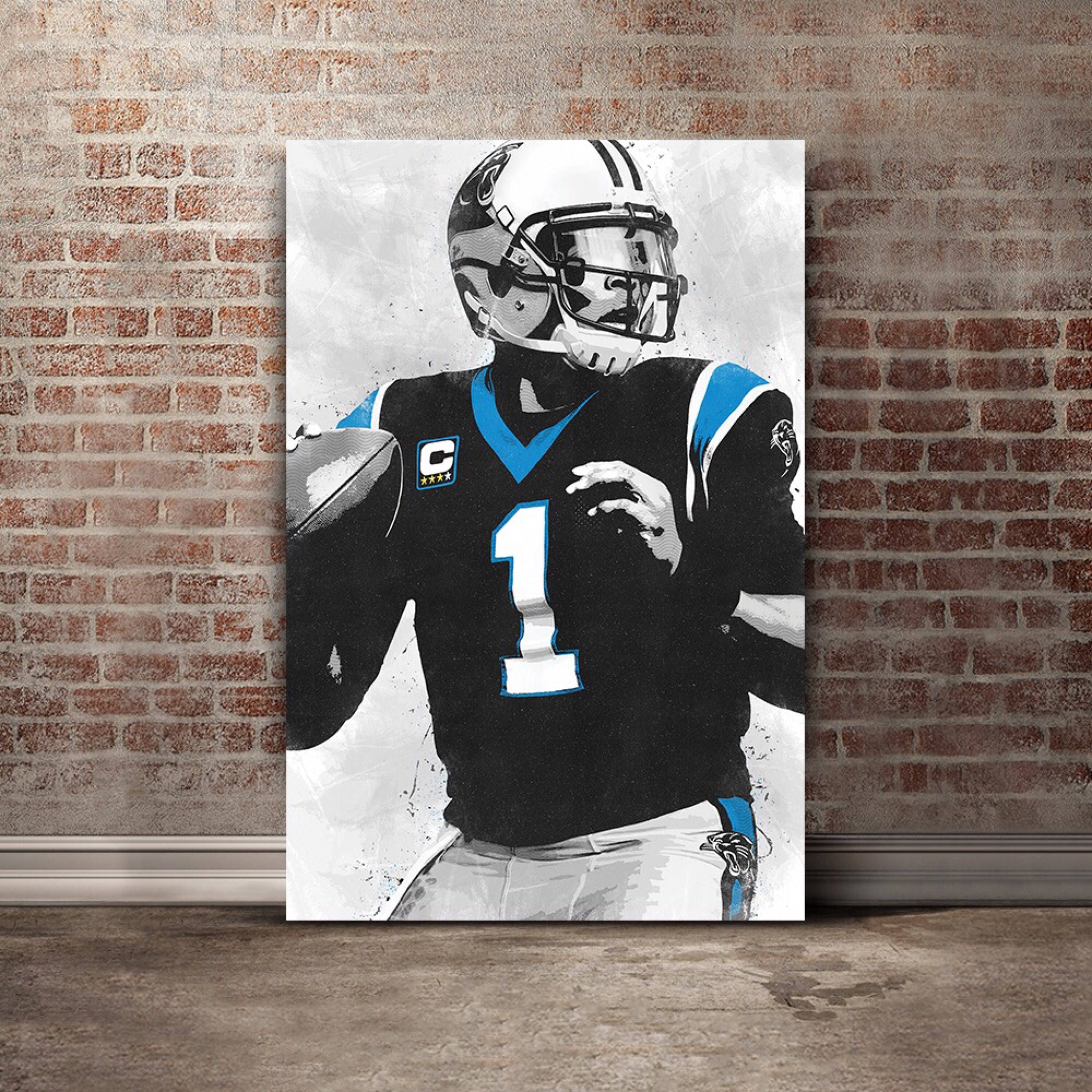 Carolina Panthers Wall Art Carolina Panthers Canvas