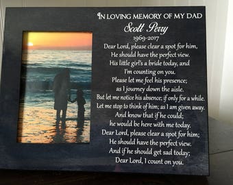 Personalized In Loving Memory Father of the Groom Wedding