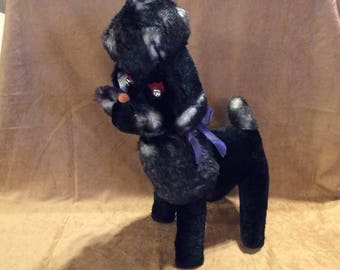 black poodle plush toy