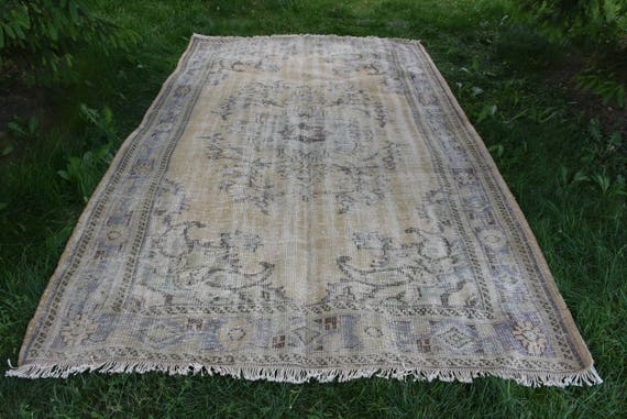 Free Shipping 5 8x9 6 Ft Decorative Handmade Carpet Turkish