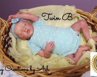 Reborn Baby, Twin B by Bonnie Brown, Custom Order