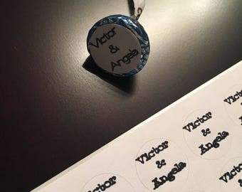 Custom Hershey kiss labels - custom labels - personalized wedding labels - custom hershey labels - custom kisses labels