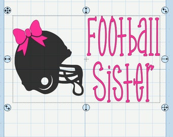 Football sister SVG