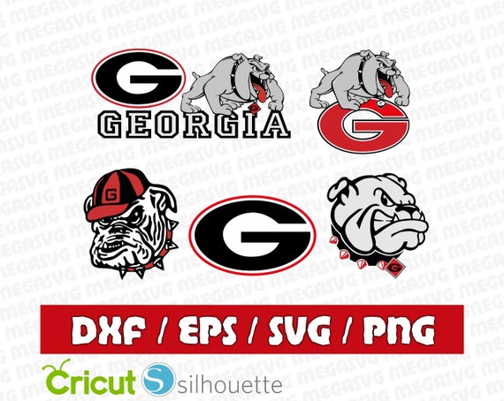 Download Georgia Bulldogs logo Svg Dxf Eps Png Cut File Pack