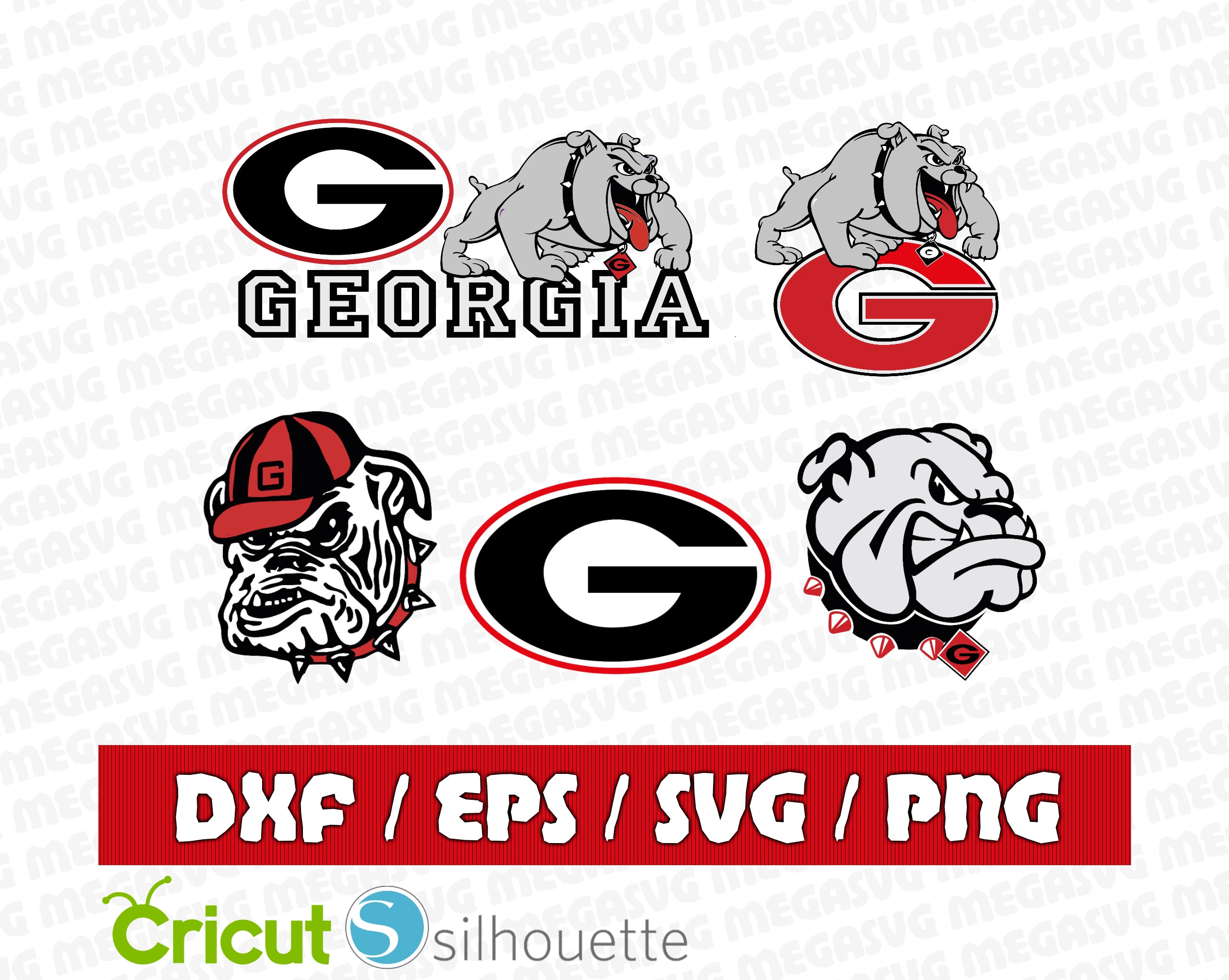 Bulldogs logo Svg Dxf Eps Png Cut File Pack