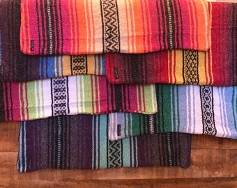 COVER ONLY: Authentic Mexican Blanket Dog Bed Cover