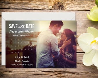 save the date cards template