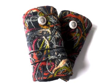 Fingerless gloves arm warmers colormania version
