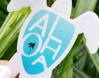 Laptop Sticker, Hydroflask Stickers, Sea Turtle Sticker, Sea Turtle Decal, Small Gift, Sea turtle, Cool Stickers, Baby Shower Gift