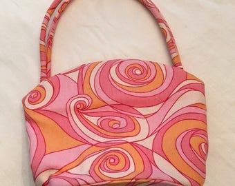 Margaret Smith Pink Swirl Bag