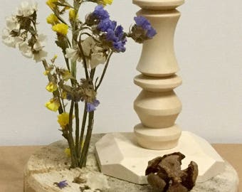 Unity candle holder, Barn wedding decor, Rustic wedding decor, Wedding candlestick, Wedding gifts, Wedding decor, Interior decor