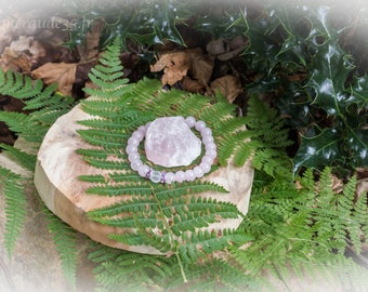 Rose Quartz bracelet / frosted Quartz