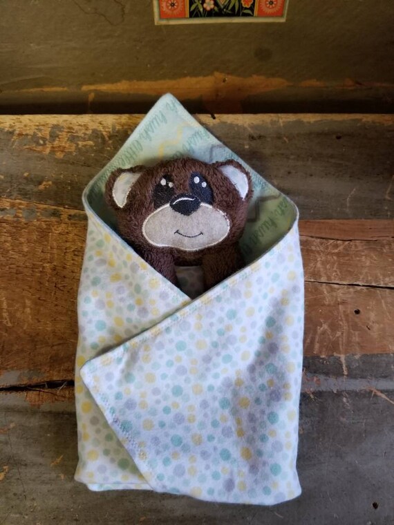 Items similar to baby stuffed animal snuggle blanket. on Etsy