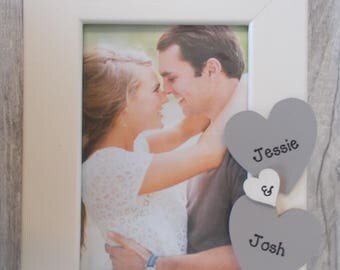 Engagement Photo Frame 6x4 5x7 8x6 10x8 Any Wording Available