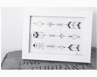 A R R O W H E A D || simple black and white geometric arrows