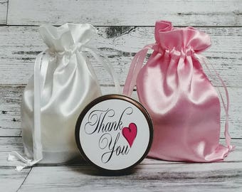 Soy Candles Scented Favors - Candle Favor - Thank You Candles - Mini Candles Favors - Custom Candles favors- Party Favors Gifts Customizable