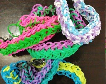 Wide 2 color band bracelet