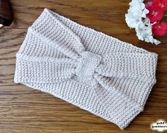 Infinity Headband Knitting Pattern Ear Warmer Knitting