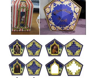 Printable Box and cards Replica bertie beans box bertie botts jelly beans not affiliated with owners of harry potter tm chocolate frog box