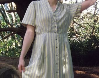 Vintage 30s cotton dress