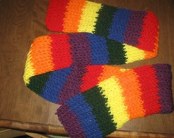 rainbow scarf