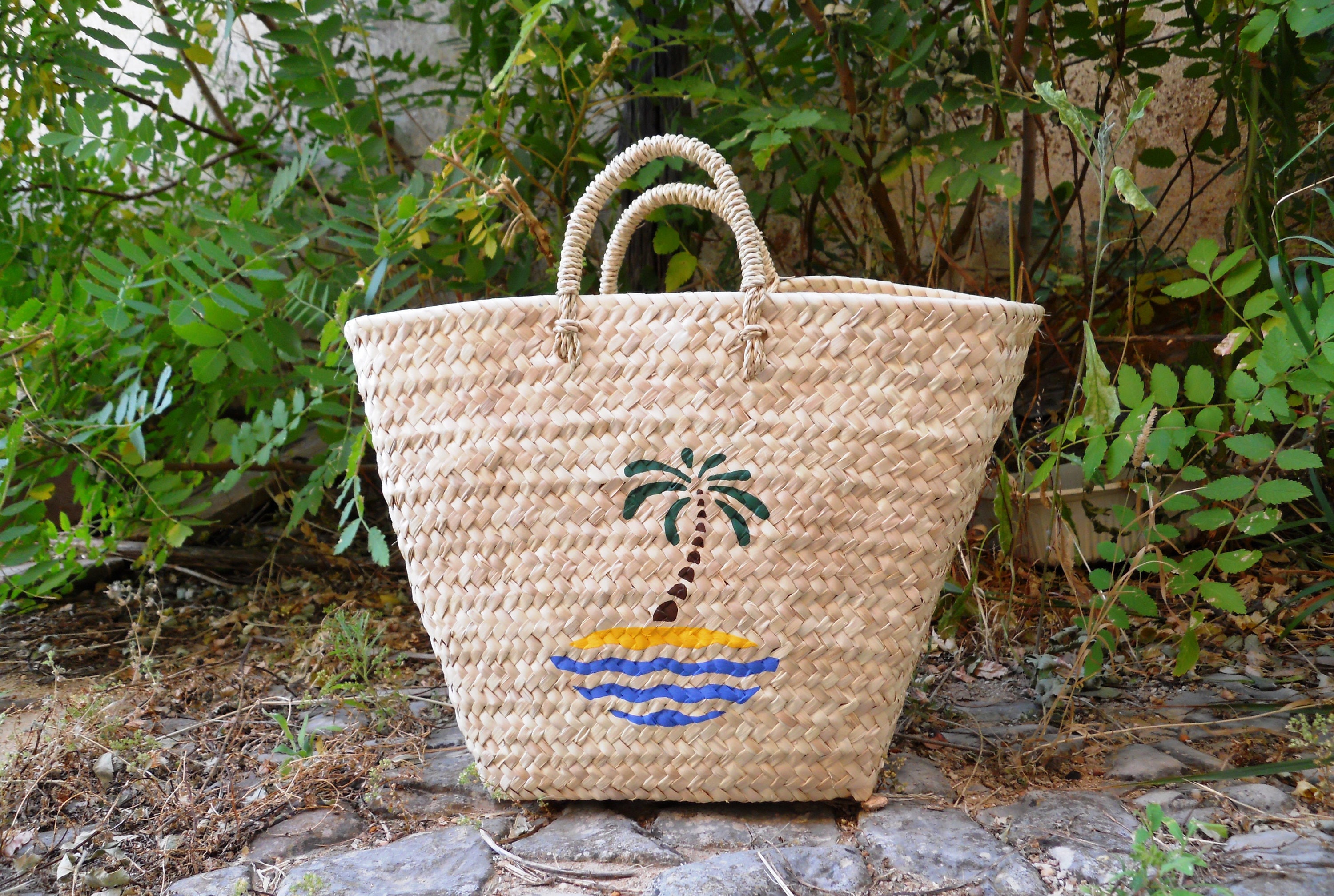 Beach Basket Summer Vibes Small fold