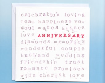 Anniversary Card for him or her or them!