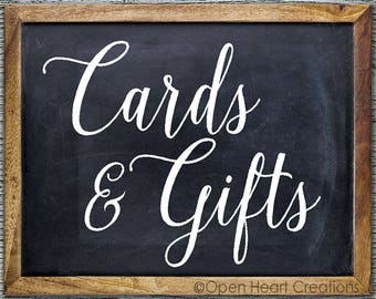 Cards and Gifts Decal | Wedding Card Box | Wedding Decals | Wedding Décor | DIY Wedding | Wedding Signs | Wedding Gift Table WS0002