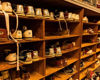 Photography Bowling Shoes Print