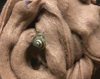 Kinetic sand seashells slime