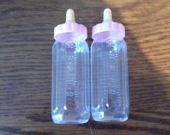 Set of two bottles for decoration