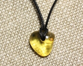 Natural 18mm N35 amber pendant necklace
